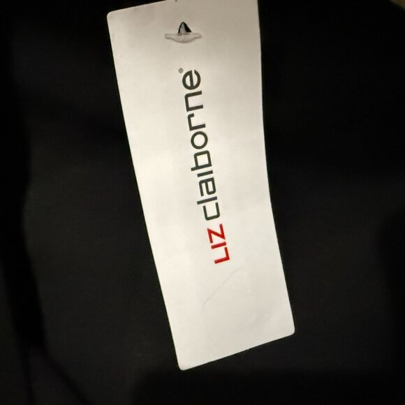 Black Denim Jacket, Liz Claiborne - Picture 2 of 3